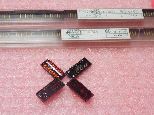 Til306 6,9-mm (0.270-inch) seven-segment led display with dec point end logic for sale