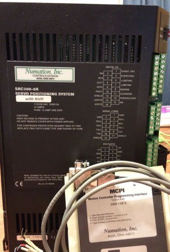 Numation Inc. Servo Positioning System SAC300-8A