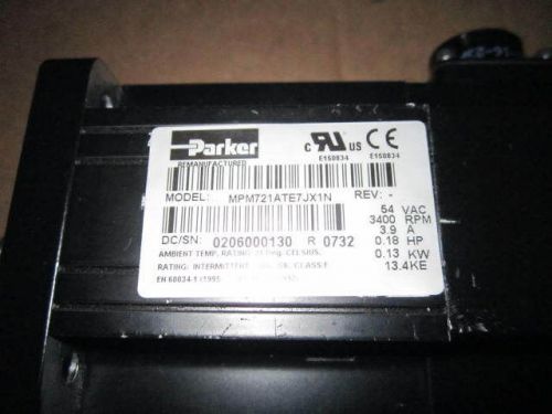 Parker Model MPM721ATE7JK1N Servo Motor