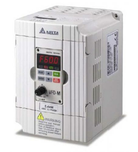 Vfd022m23b vfd-m variable frequency delta inverter 3 phase 220v 2.2kw new for sale