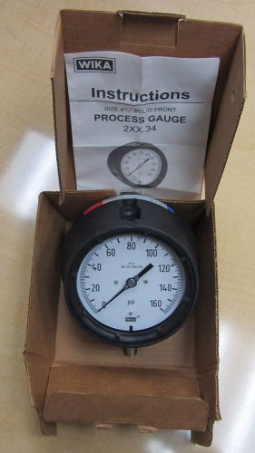 NEW WIKA 232.34 P/N 9834591 PRESSURE GAGE GAUGE 0-160 PSI 4.5&#034; 1/4&#034; NPT LM