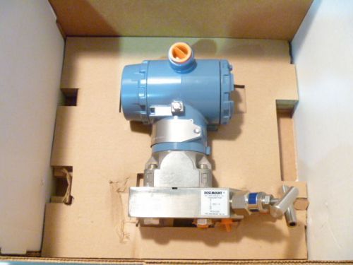 Rosemount 3051 cg4a02b2as5e5m5t1 pressure transmitter w/ intrument manifold new for sale