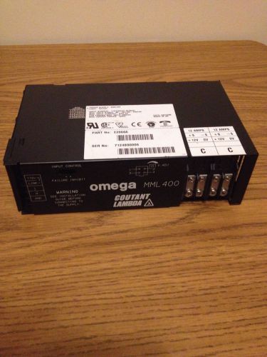 OMEGA LAMBDA  MML400  E20666 POWER SUPPLY