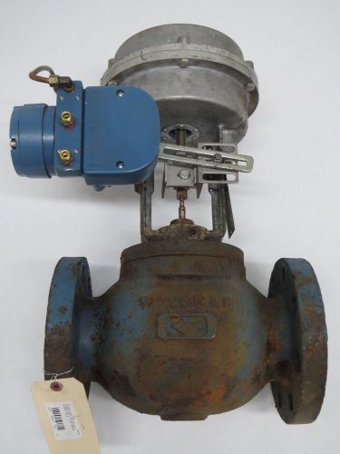 DEZURIK 8105 IRON PNEUMATIC FLANGED 250 3 IN 05R 870010 CONTROL VALVE B282644