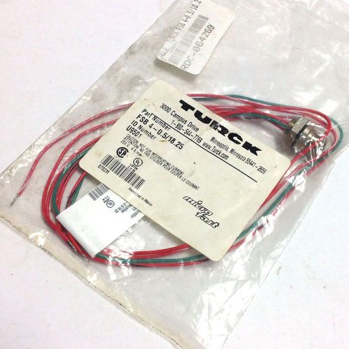 TURCK * MICROFAST CABLE ASSEMBLY NIB * FSB 4-0.5/18.25