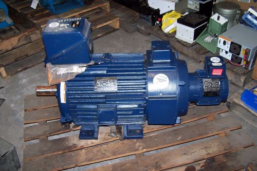 NEW SIEMENS 30 HP ELECTRIC MOTOR W/ MARATHON MOTOR 460 VAC 4000 RPM 326T FRAME