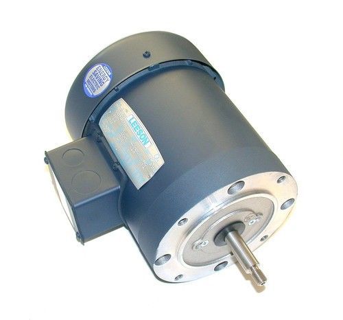 NEW 3/4 HP LEESON 3 PHASE AC MOTOR CAT. NO. 11420800    MODEL  C6T34FC37A