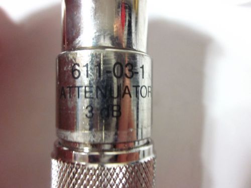 Meca Electronics N-Type 3dB Attenuator model 611-03-1