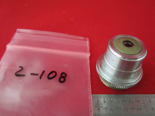 MICROSCOPE OBJECTIVE SPENCER 10X OPTICS #2-108