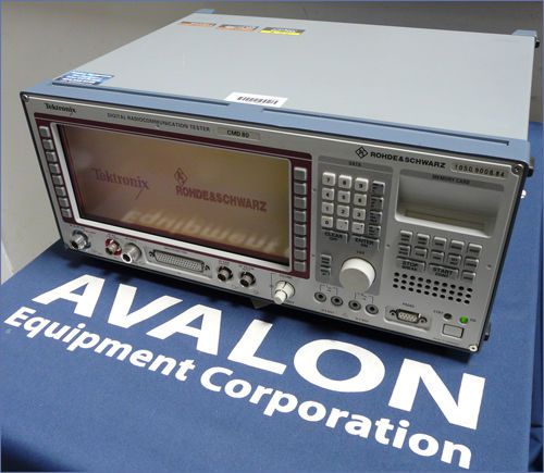 Tektronix tek/rohde &amp; schwarz cmd80 radio communications analyzer; tested/works for sale