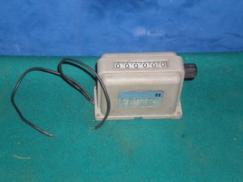 Vinage VEEDER-ROOT 115v Electrical 6 digit COUNTER Form B 120506 LOOKS UNUSED