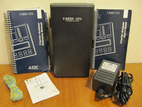 Clean Working TTC T-Berd 107A T-Carrier Analyzer Tester OPT 107A-2 107A-3 107A-5