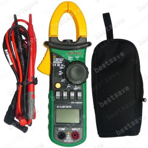 Mastech ms2008a digital clamp meter ac dc current volt resistance tester b0273 for sale