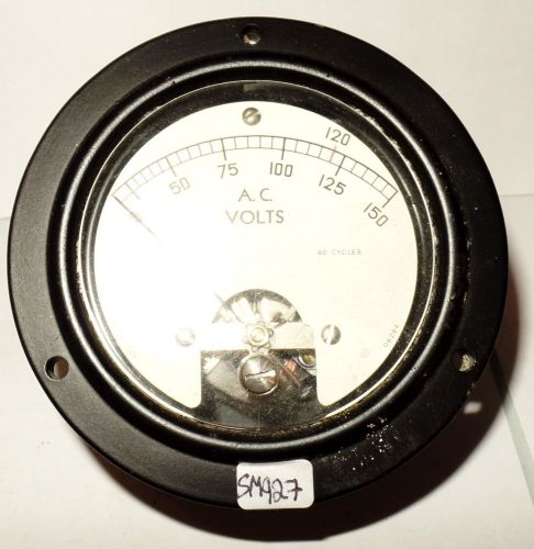 AC Round Panel Meter Voltmeter Volt Meter 0-150 AC VAC