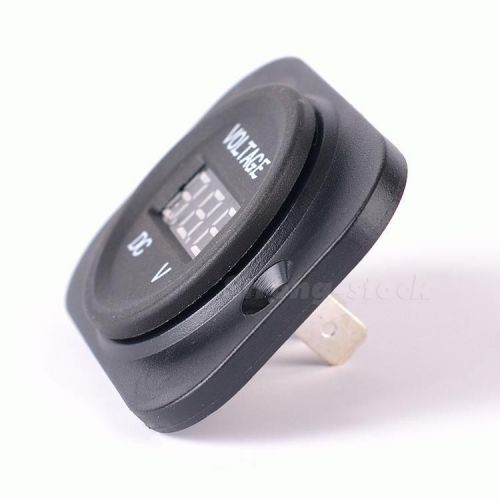 12v-24v car motorcycle led dc digital display voltmeter waterproof meter stgg for sale