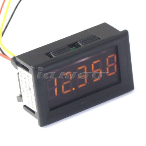 Dc 0.36&#034; led 5 digit 0-33.000v yellow digital voltmeter voltage meter car panel for sale