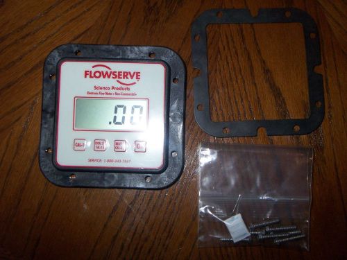 NEW Scienco Flowserve Electronic Flow Meter Model SEM-10FT Gas/Water/Diesel/Fuel