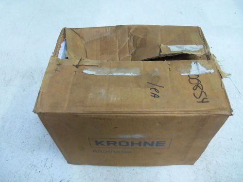 KRONE IFM1010/D/6 FLOW METER *NEW IN A BOX*