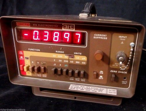 KEITHLY INSTRUMENTS MODEL 614 MEDICAL LABORATORY DIGITAL ELECTROMETER - NICE