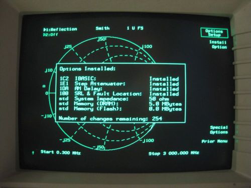 Agilent HP 8714B VNA Network Analyzer 0.3-3GHz *LOADED* 100 1E1 1DA 1C2 50 ohm