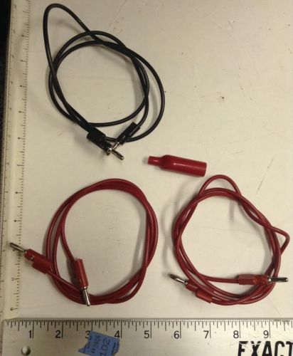 Lot 4 pcs. pomona b-36 b36 banana plug patch cord for sale