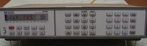 HP - AGILENT 3488A SWITCH/CONTROL UNIT W/ 3 MODULES!