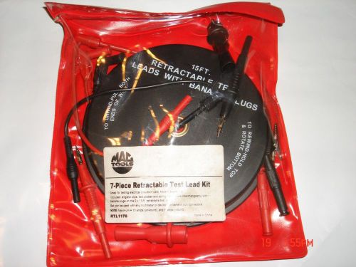 Mac RTL1176A 7PC Retractable Test Lead Kit  ITEM# 3612