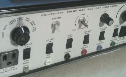 HEATHKIT COLOR BAR &amp; DOT GENERATOR, MODEL IG-28