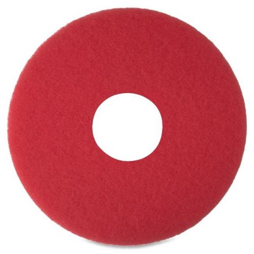 3m niagara 5100n floor buffing pads - 12&#034; diameter - 5/box - red (mmm35045) for sale