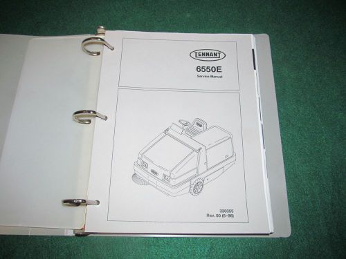 Service Manual for Tennant 6550E