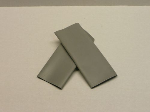 1-1/2&#034; gray heat shrink tubing cut 6&#034; cut pcs 2 per package for sale