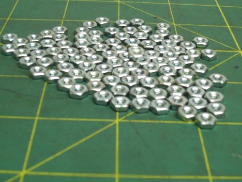 HEX MACHINE SCREW NUTS NC 440 ZINC BLUE (QTY 100) #57270