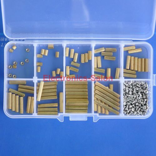 M2 Brass Standoff and Screw Assortment Kit, Female-Female. SKU941301B