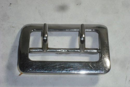 Used SILVER/ CHROME  POLICE DUTY BELT BUCKLE