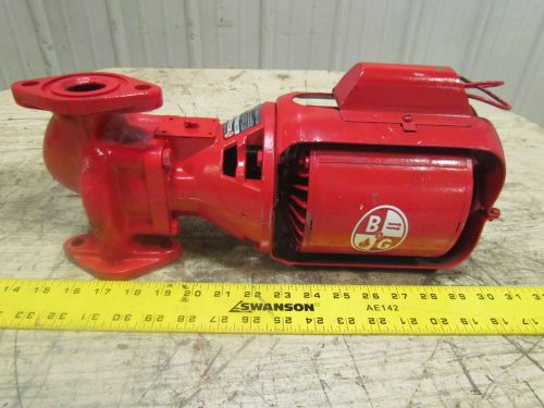 Bell &amp; Gossett 106189 1/2 HP Inline Circulator Pump Oil Lubricated 1Ph 115V