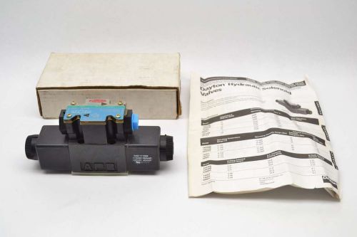 NEW DAYTON 1A320B CLOSED CENTER SPOOL 10GPM SOLENOID HYDRAULIC VALVE B425937