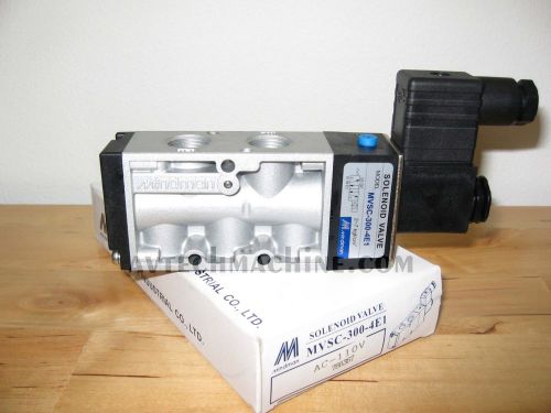 MINDMAN PNEUMATIC SOLENOID VALVE MVSC-300-4E1 / MVSD-300-4E1