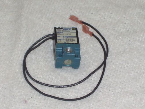 MAC 111B-111BAAA Valve 110/120 VAC 50/60Hz VAC to 150PSI 6.8 Watts WORKING