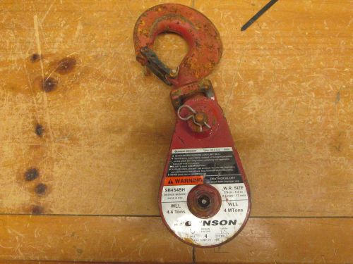 Johnson snatch block 4ton SB4S4H