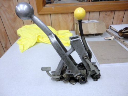 Stanley manual (combination) strapping machine! for sale