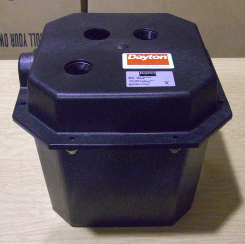 Dayton 4rk74 sink tray system 1/3hp drain pump 115v cast iron new nib for sale