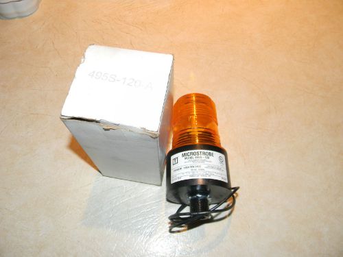 TOMAR MICROSTROBE AMBER LIGHT 495S-120 BRAND NEW