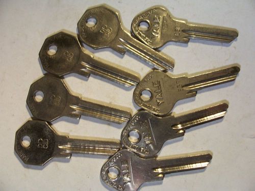 8   -  DPCD  ORG.  FOR  CHRYSLER 49-52  KEY BLANK  UNCUT  LOCKSMITH