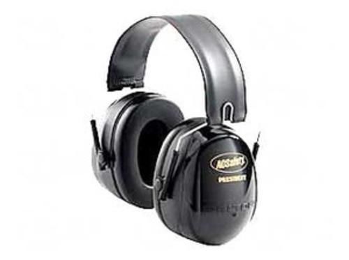 Peltor AO Safety 97069 Bullseye President Compact Black Shooting Earmuff NRR 24