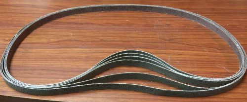 LOT OF 10 Carborundum, Sanding Belt, 1/2 x 42 AL Oxide, 60 Grit , x265f