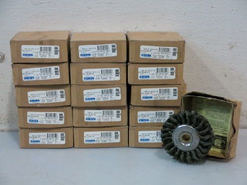 16 OSBORN 26250 KNOTTED 4&#034; WIRE WHEELS, 1&#034; X .0118&#034; X 1/2&#034;