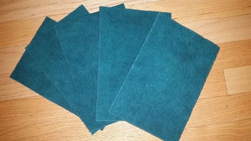 (Lot of 5 pads) Niagara 96N Medium-Duty Scouring Pads 6&#034; x 9&#034;, Green  FREE S&amp;H