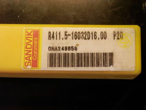 New Sandvik R411.5 16032 D16.00 P20