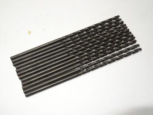 12 new CHICAGO-LATROBE Wire #19 x 5-3/4&#034;L Taper Length Twist Drills black oxide