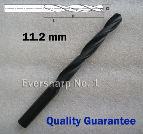 Lot new 1 pcs straight shank hss rolled twist drill bits dia 11.2mm(.4409&#034;) for sale